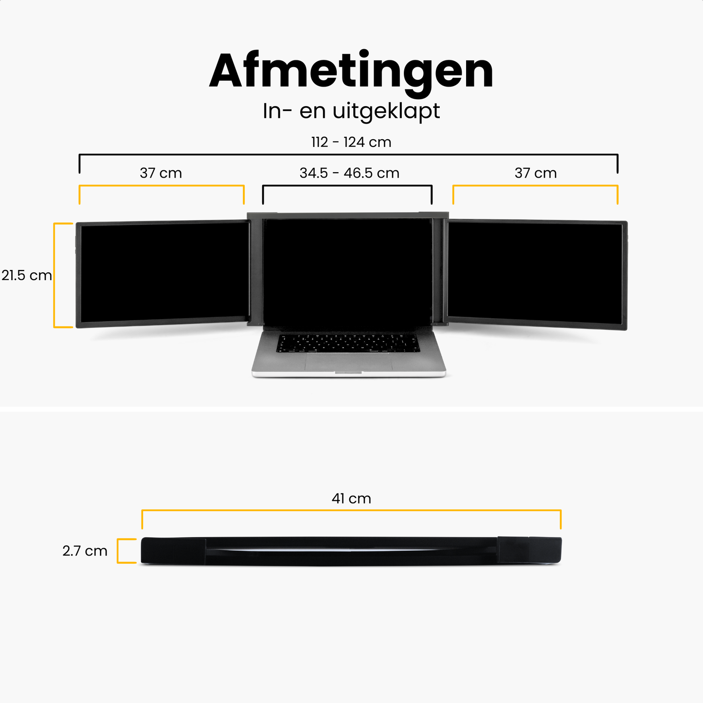 Blerron Tri-Screen 15.4 Black