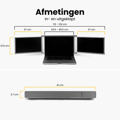 Blerron Tri-Screen 13.3 Black