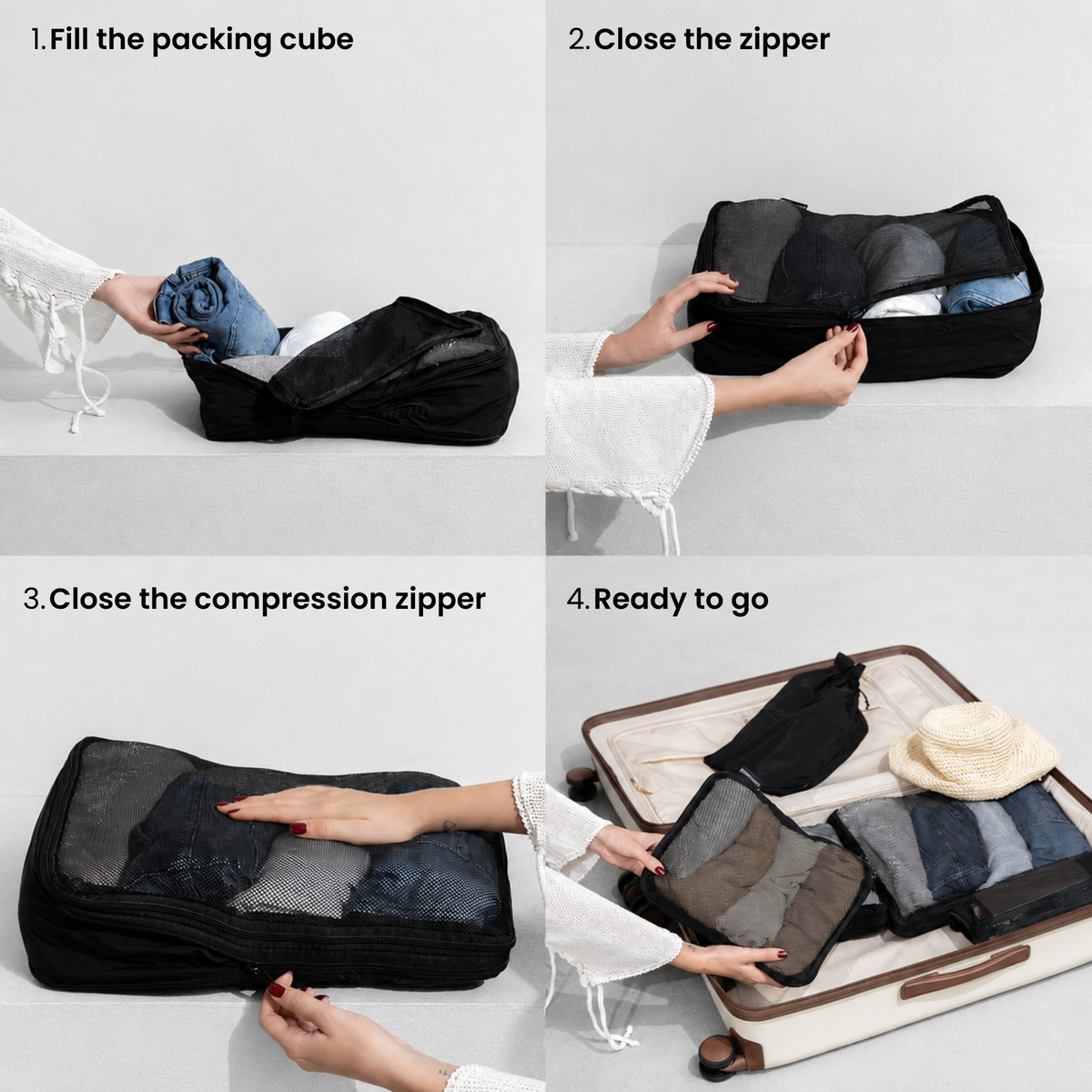Compressie Packing Cubes